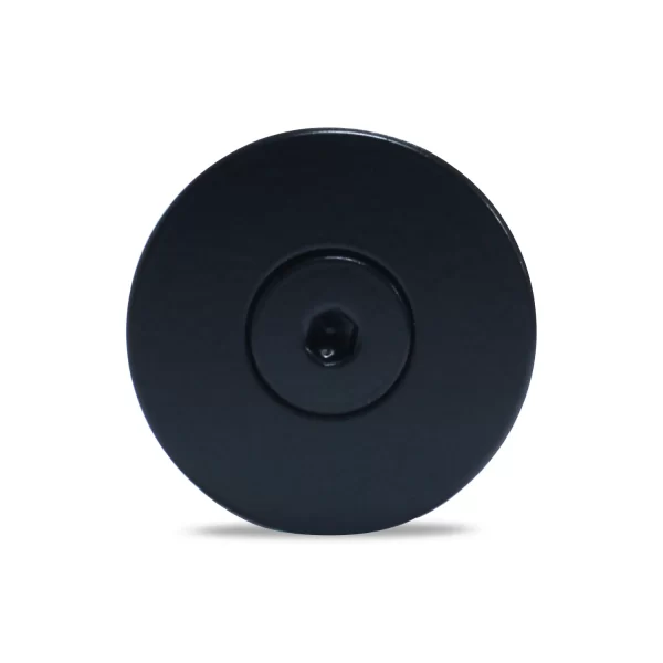 Prolongador Pra Vidro Botom Maciço Inox Preto - Imagem 2