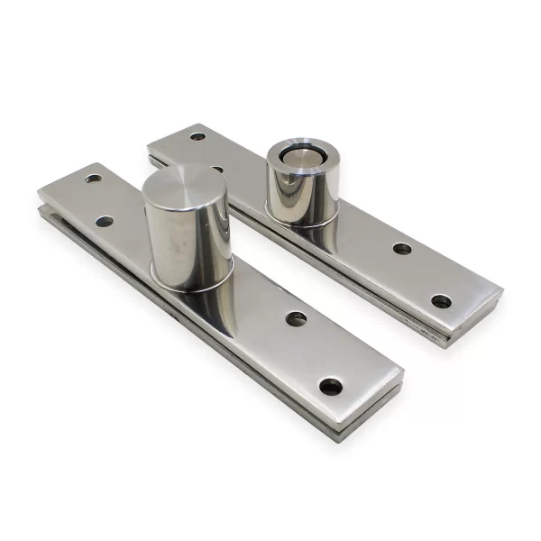 Dobradiça Porta Pivotante 150kg Pivô Inox Com Esfera - Imagem 2