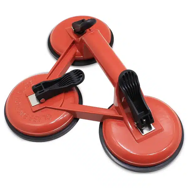 Ventosa Tripla Em Aluminio Para Vidro 130kg - Imagem 3