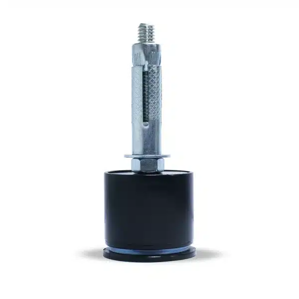Prolongador Pra Vidro Botom Maciço Inox Preto - Imagem 3