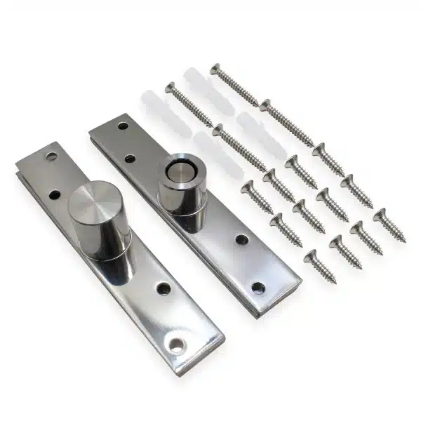 Dobradiça Porta Pivotante Pivô Inox Rolamento e Esfera 300KG e 500KG - Imagem 10