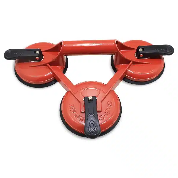 Ventosa Tripla Em Aluminio Para Vidro 130kg - Imagem 4