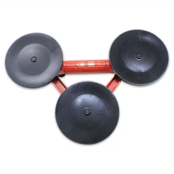Ventosa Tripla Em Aluminio Para Vidro 130kg - Imagem 5