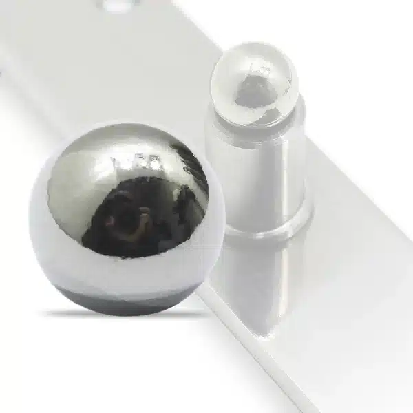 Dobradiça Porta Pivotante Pivô Inox Rolamento e Esfera 300KG e 500KG - Imagem 6