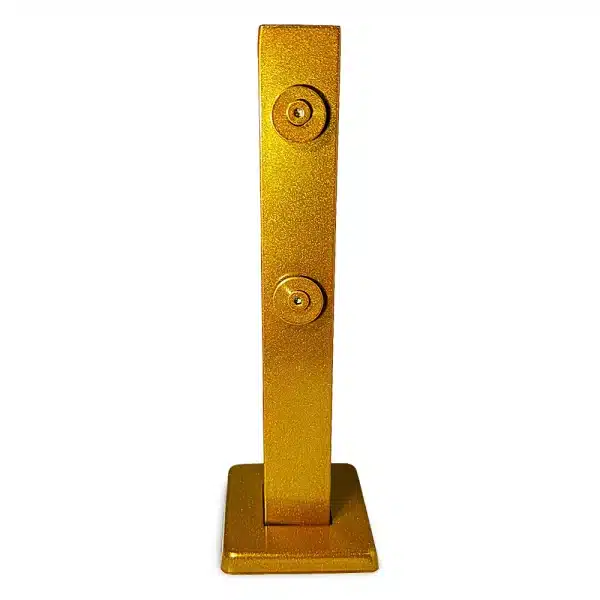 Coluna Torre Inox 2 Furos Dourado Pigmentado - Imagem 4