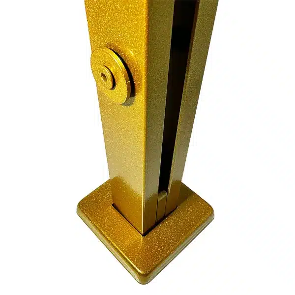 Coluna Torre Inox 2 Furos Dourado Pigmentado - Imagem 3