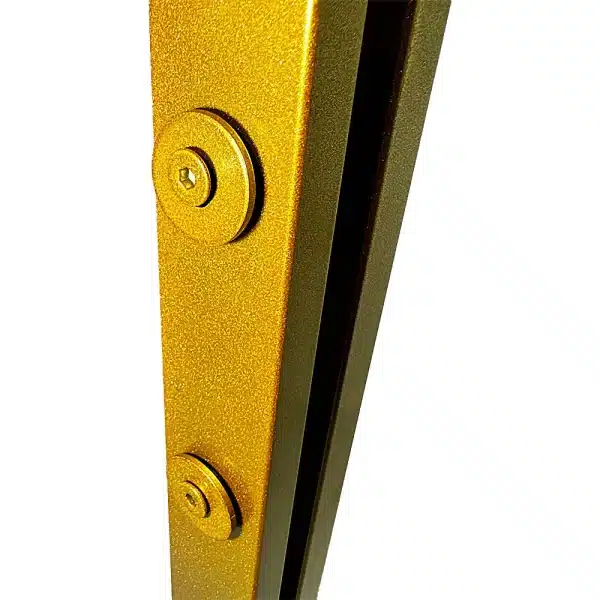 Coluna Torre Inox 2 Furos Dourado Pigmentado - Imagem 2